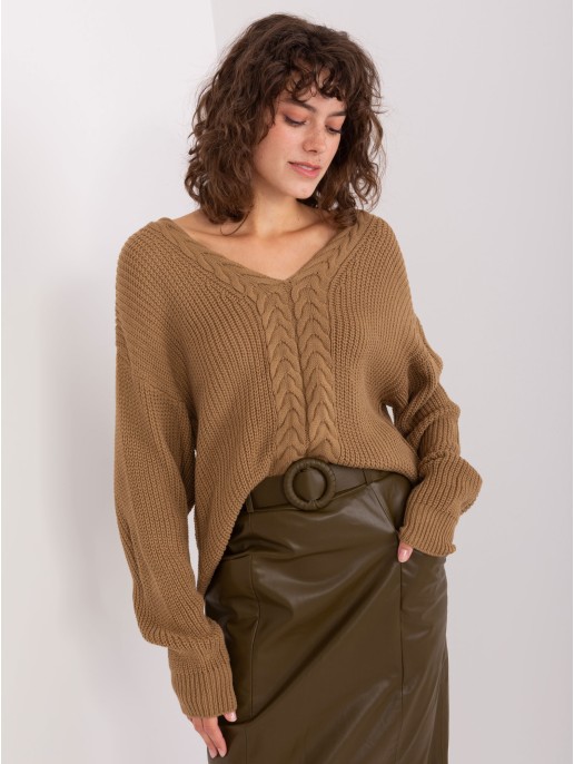 Sweter-BA-SW-8028.36P-camelowy