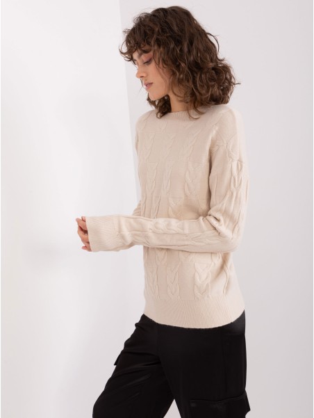 Megztinis-AT-SW-2340.10-šviesiai smėlio spalvos