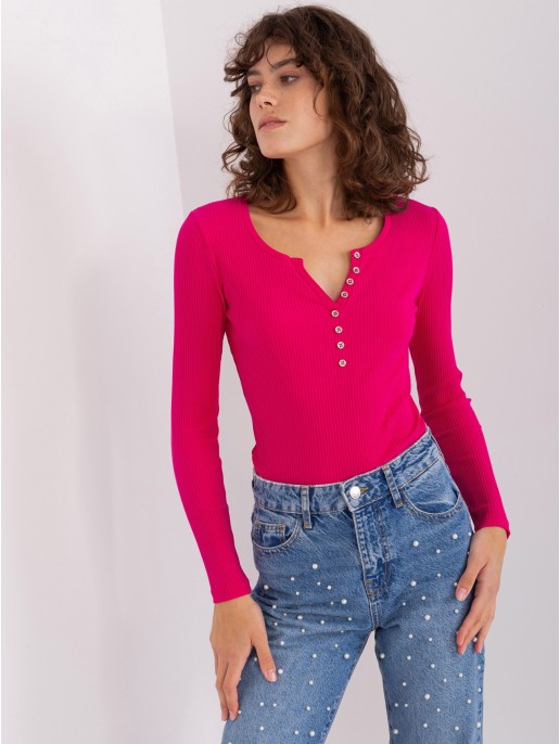 Bluzka-RV-BZ-9209.33P-fuksjowy Bluzka-RV-BZ-9209.33P-fuksjowy