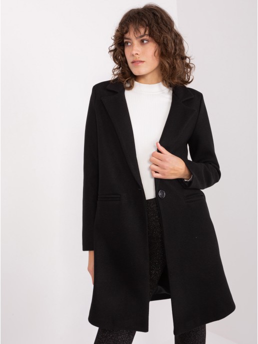 Płaszcz-TW-PL-BI-23314.00P-czarny Płaszcz-TW-PL-BI-23314.00P-czarny