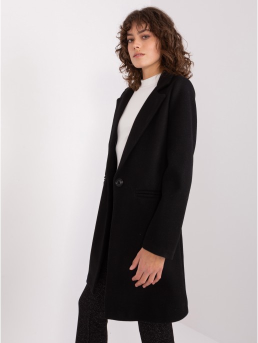 Płaszcz-TW-PL-BI-23314.00P-czarny Płaszcz-TW-PL-BI-23314.00P-czarny