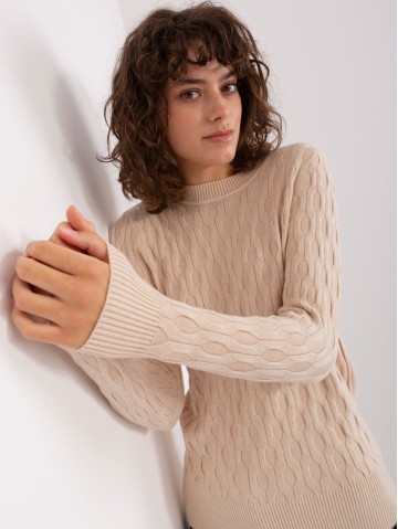 Sweter-AT-SW-2324-2.68-jasny beżowy 2