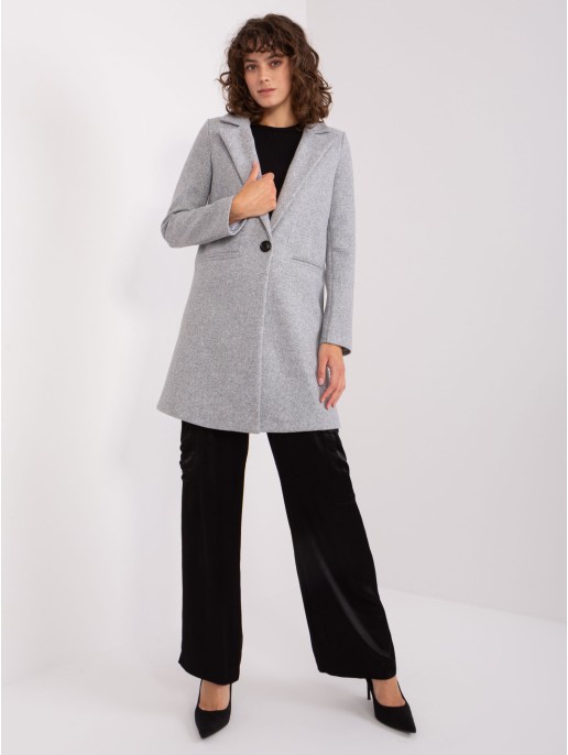 Płaszcz-TW-PL-BI-23314.00P-szary Płaszcz-TW-PL-BI-23314.00P-szary