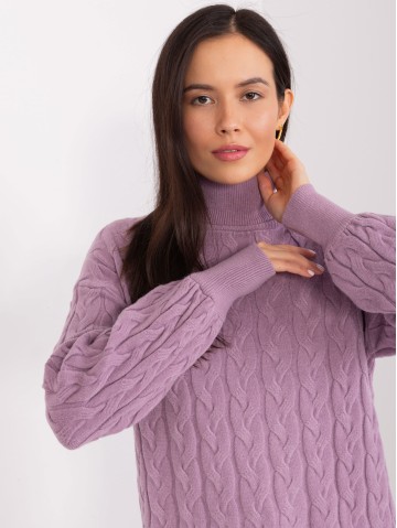 Sweter-AT-SW-2348.88-jasny fioletowy