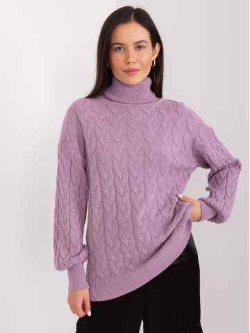 Sweter-AT-SW-2348.88-jasny fioletowy 2