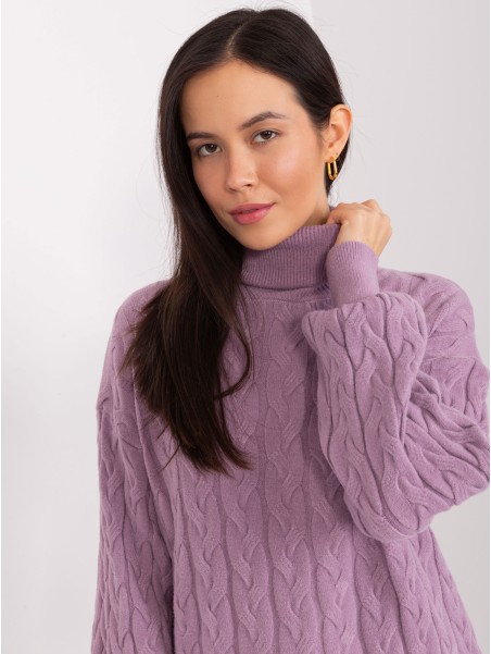 Sweter-AT-SW-2348.88-jasny fioletowy