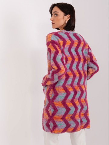 Sweter-AT-SW-234701.34-fuksjowy 2
