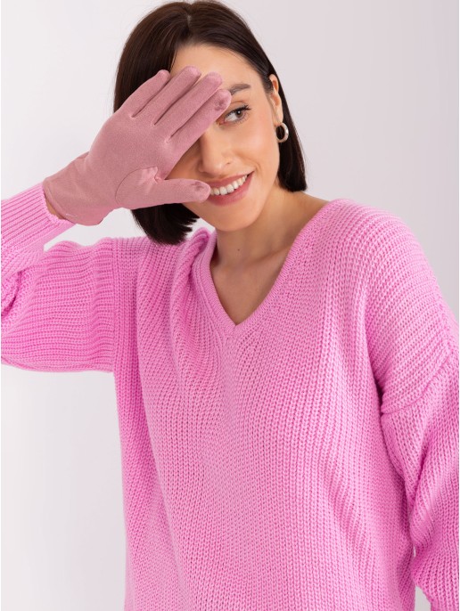 Rękawiczki-AT-RK-239507.94P-jasny różowy Rękawiczki-AT-RK-239507.94P-jasny różowy