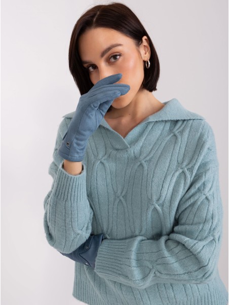 Rękawiczki-AT-RK-239507.94P-szaro-niebieski