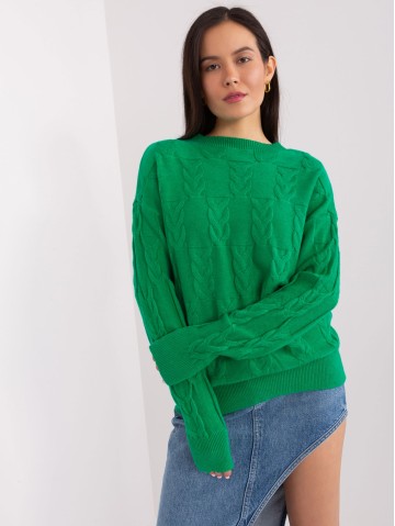 Sweter-AT-SW-2340.22-zielony 2