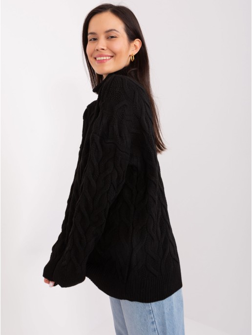 Sweter-BA-SW-8038.30-czarny Sweter-BA-SW-8038.30-czarny