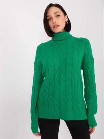 Sweter-AT-SW-2348.95-zielony 2