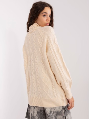 Sweter-AT-SW-2355-2.12P-jasny beżowy