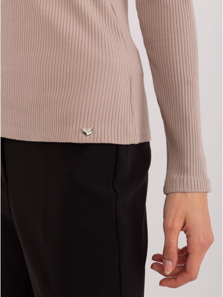 Bluzka-RV-BZ-9210.73-ciemny bezowy