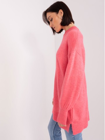 Sweter-TO-SW-1310.00P-koralowy 2