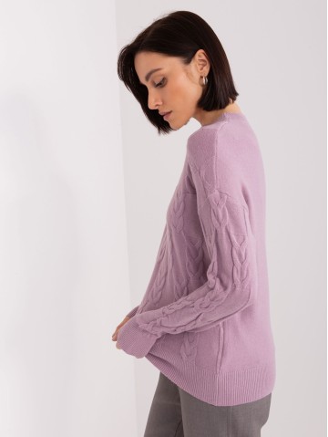 Sweter-AT-SW-2340.43-fioletowy