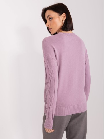 Sweter-AT-SW-2340.43-fioletowy 2