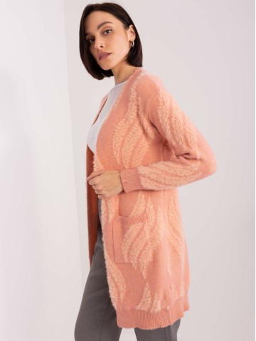 Sweter-AT-SW-234501.00P-ciemny różowy 2