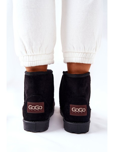 Sniego batai su flisiniu pamušalu, juodi Vicandi