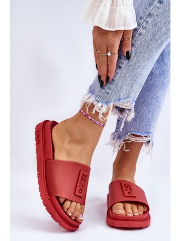 Women's Slippers Big Star LL274430 Red 2