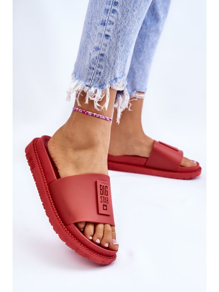 Women's Slippers Big Star LL274430 Red