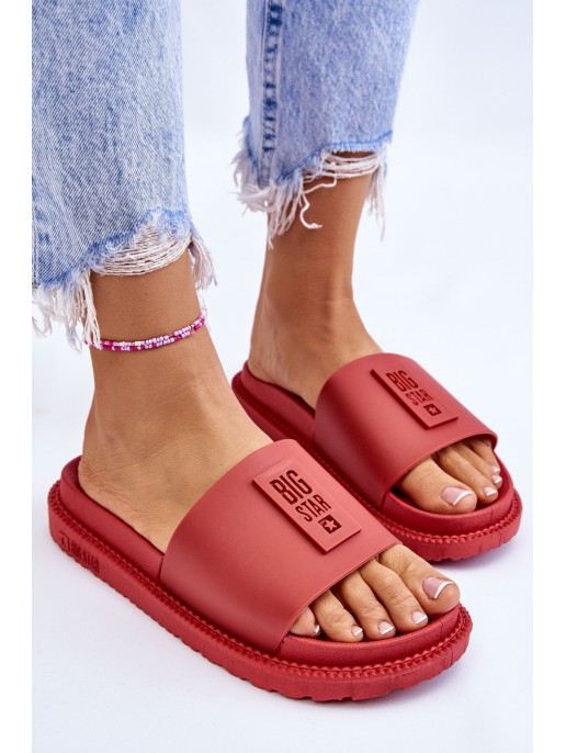 Women's Slippers Big Star LL274430 Red
