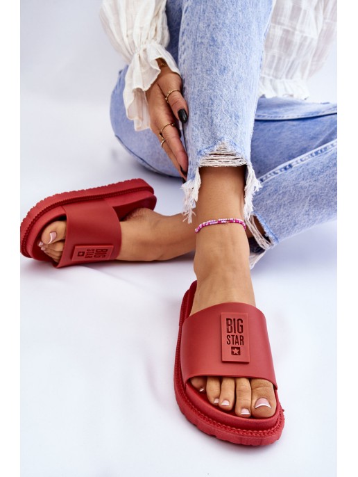 Women's Slippers Big Star LL274430 Red