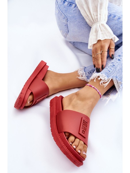 Women's Slippers Big Star LL274430 Red