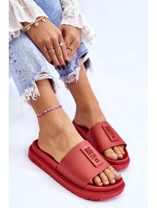 Women's Slippers Big Star LL274430 Red