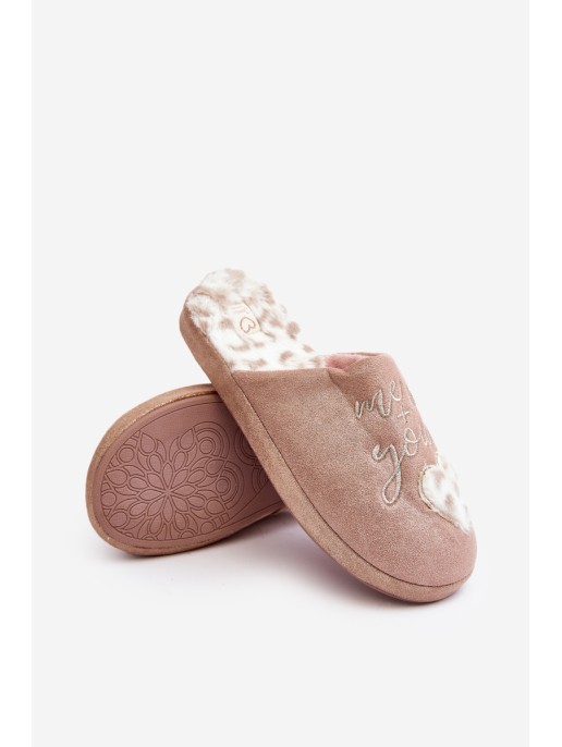 Shiny Women's Pink Slippers Geraja