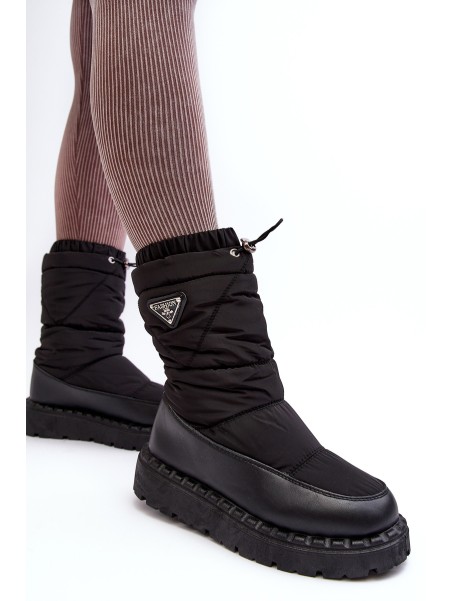 Moteriški sniego batai storu padu juodu Lureta