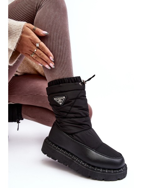 Moteriški sniego batai storu padu juodu Lureta