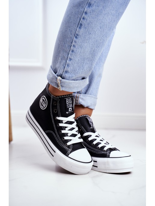 Women's Sneakers Big Star Black GG274012