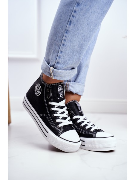 Women's Sneakers Big Star Black GG274012