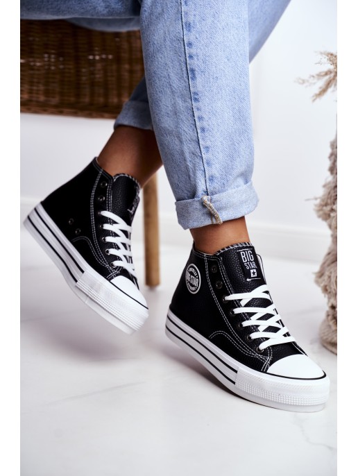 Women's Sneakers Big Star Black GG274012