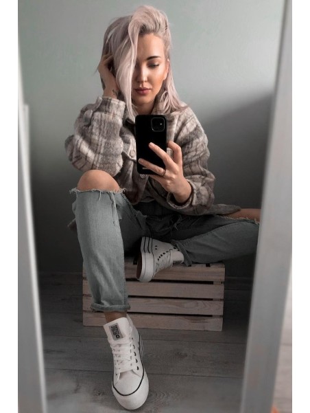 Women's Sneakers Big Star White GG274013