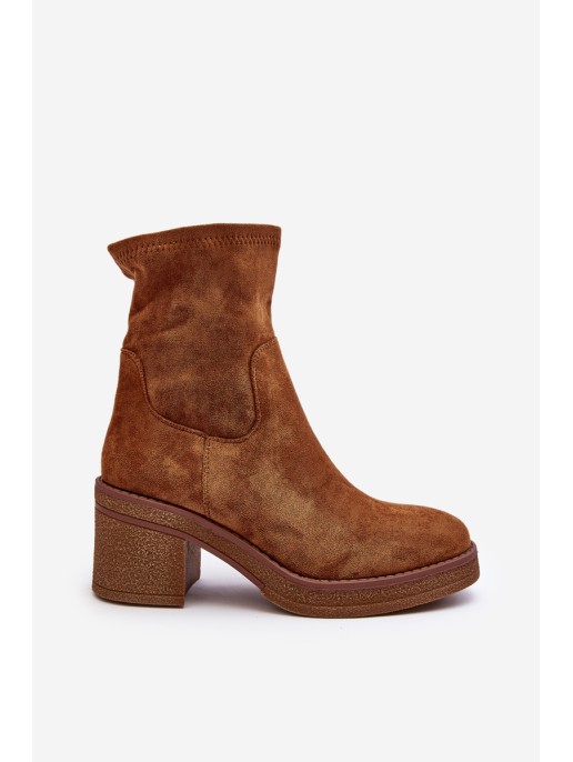 Women's ankle boots with a heel Camel Argastis
