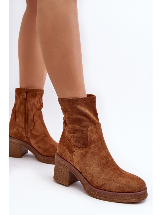 Women's ankle boots with a heel Camel Argastis