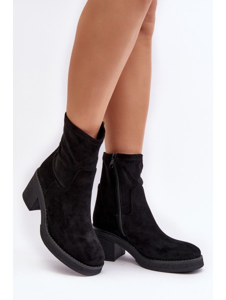 Women's ankle boots with a heel Camel Argastis