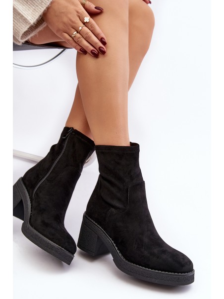 Women's ankle boots with a heel Camel Argastis