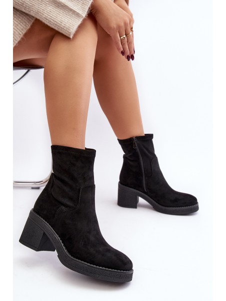 Women's ankle boots with a heel Camel Argastis