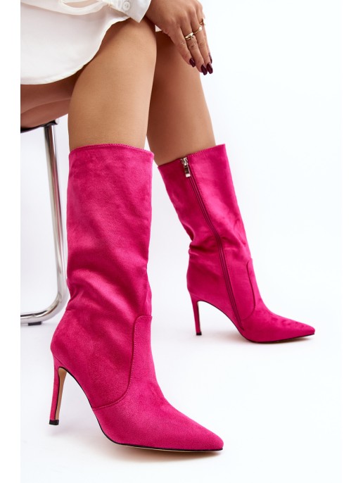 Moteriški batai su „Stiletto Fuchsia Odetteia“. Moteriški batai su „Stiletto Fuchsia Odetteia“.