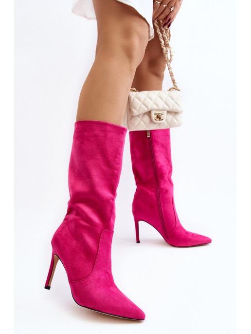 Moteriški batai su „Stiletto Fuchsia Odetteia“. Moteriški batai su „Stiletto Fuchsia Odetteia“.