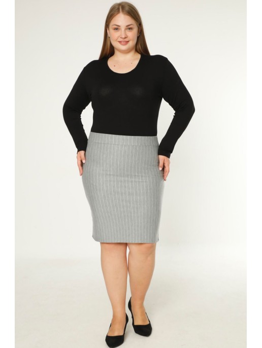 Pelēki svītraini svārki Pelēki svītraini svārki