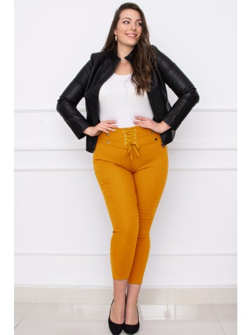 Стильные брюки с широким поясом. 2