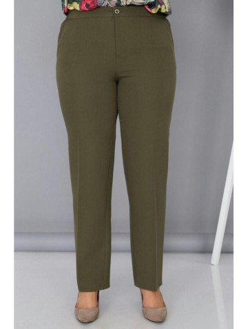 Классические женские брюки на молнии. 2