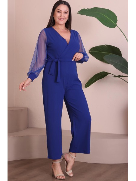 Sinine elegantne rihmaga kombinesoon