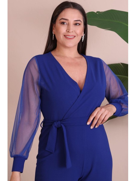 Sinine elegantne rihmaga kombinesoon