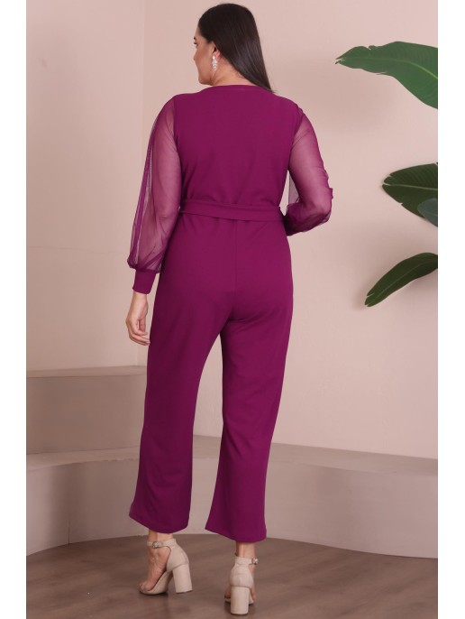 Розовый элегантный комбинезон с ремешком Розовый элегантный комбинезон с ремешком