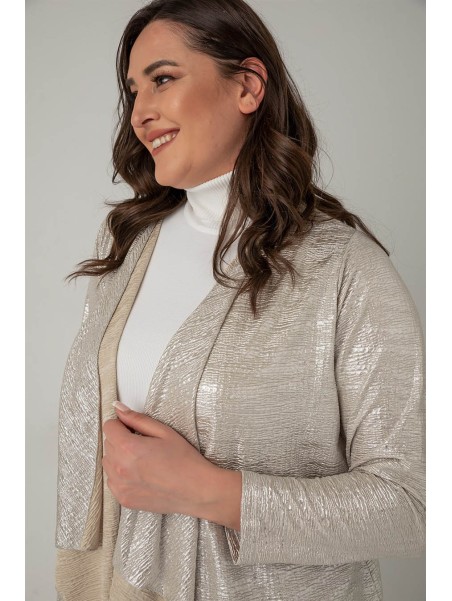 Легкая струящаяся накидка-кардиган